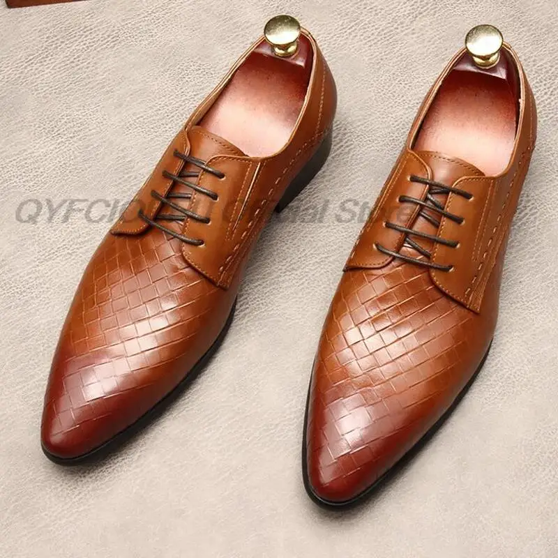 

Классические мужские оксфорды Броги из натуральной кожи черные коричневые классические туфли ручной работы деловые Свадебные деловые Кос...