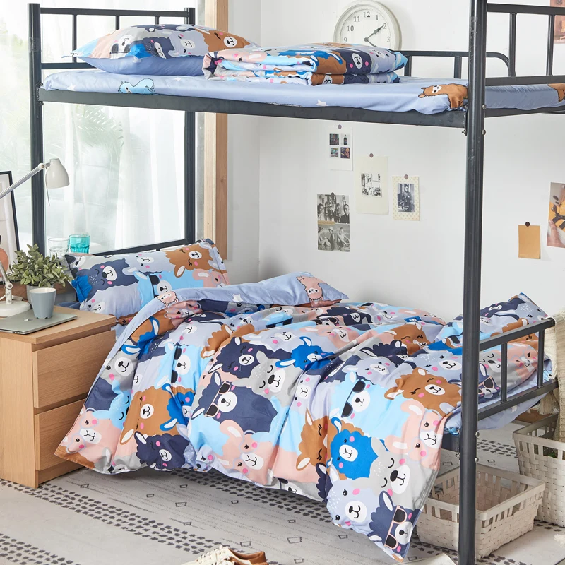 

2020 winter strawberry bedding set pastoral styles duvet cover set bedclothes kid bed set adult flower bed linen set 3/4pcs home
