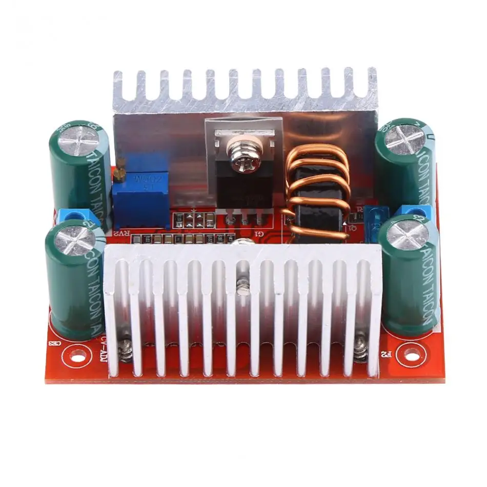 400 Вт DC-DC Step-up Boost Converter DC8.5V-50V To DC10V-60V Module постоянного тока блок питания