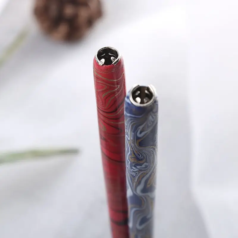 Дерево ремесло скрипт античный Dip Ручка косой каллиграфии ручка держатель чернил