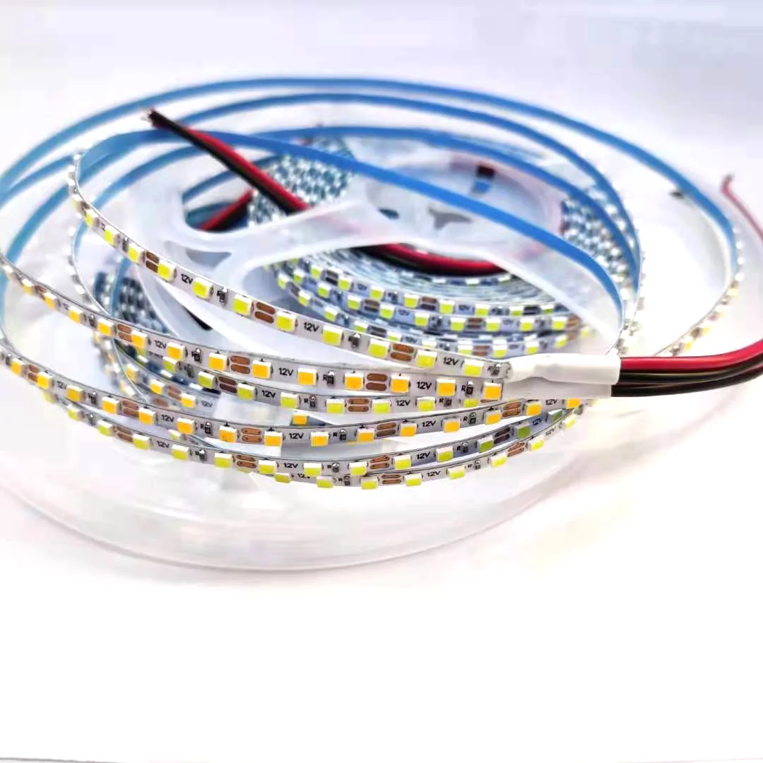 DC12V 3 мм ширина Светодиодные ленты светильник не Водонепроницаемый SMD 3020 5 м 840LED
