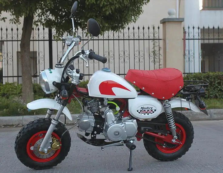 100cc одиночный цилиндр 80 км/ч топлива Ретро Скутер Досуг место автомобиль дети внедорожные взрослых бензин Высокая гонка двухколесный