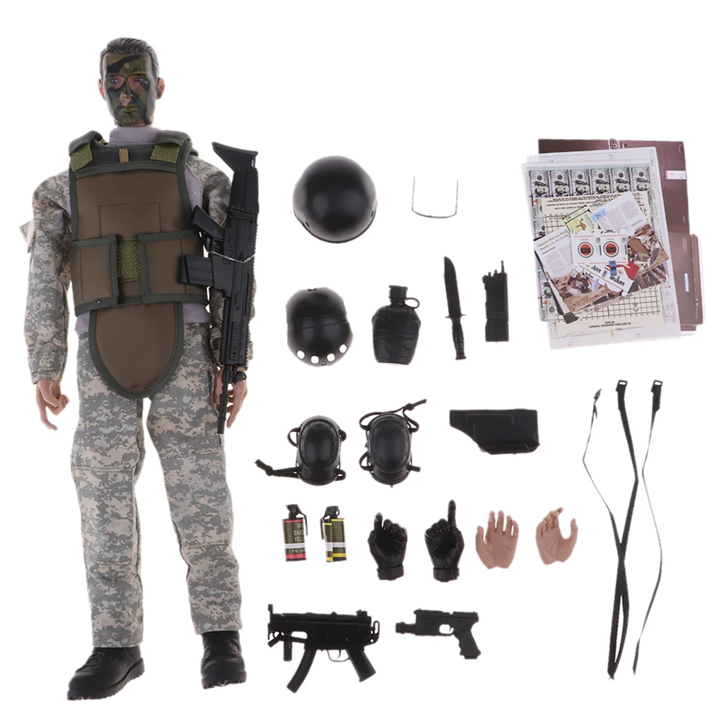 

1:6 Scale Army Special Forces Soldier 12" Action Figure Body