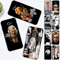 sexy girl marilyn monroe phone case for samsung j 2 3 4 5 6 7 8 prime plus 2018 2017 2016 core