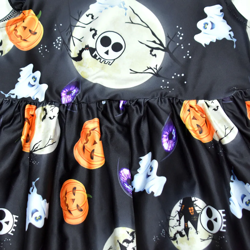 Платье принцессы с рюшами и тыквой для маленьких девочек вечернее платье на