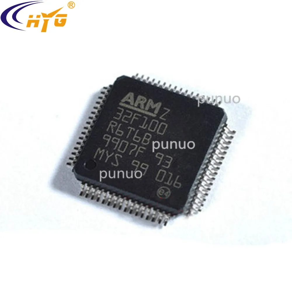 Оригинальный аутентичный STM32F100R6T6B Инкапсуляция LQFP-64 32-битный микроконтроллер MCU
