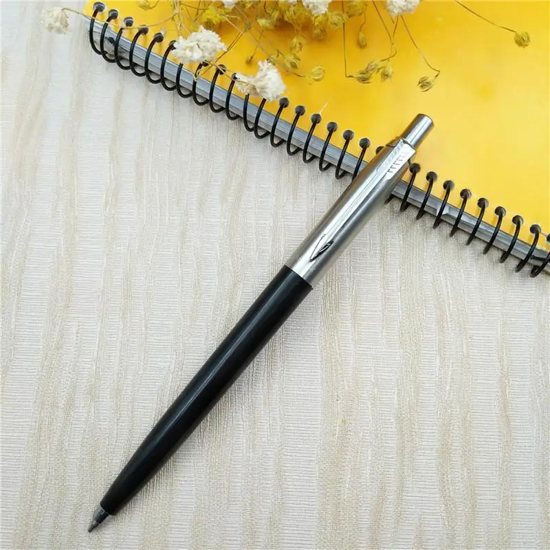 

1 Pcs Metal Ballpoint Pen Portable Rotating Automatic Commercial Ballpoint Pen Ball Pens Writing Tool Office Supplies Gift