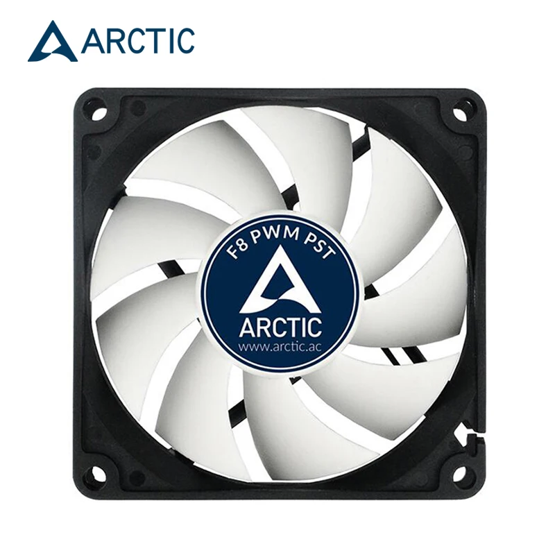 ARCTIC F8 PWM PST 8 см вентилятор для процессора радиатор чехол компьютера 4pin PMW контроль