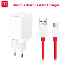 original oneplus 7t pro warp charge eu power adapter warp 30w charger type c cable quick charge for oneplus 8 7 7t 8 pro