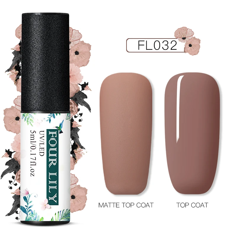 PS06803 Четыре Лили 60 Цвета Матовый УФ-гель для ногтей 5 мл Pure Nail Цвет матовый лаки для ногтей био-Гели Soak Off Гель лак для ногтей Лаки маникюрный лак - Цвет: PS06803