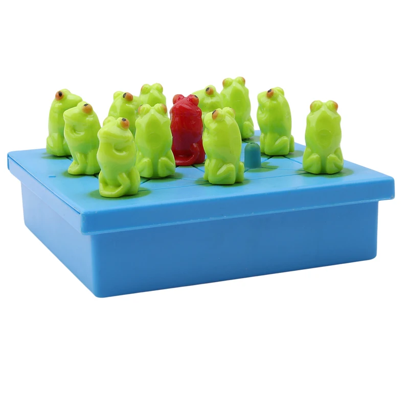 Мультяшные животные Peg солитер лягушка прыгающая игра интеллектуальные шашки