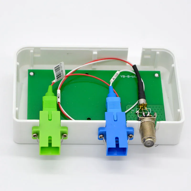 

1pcs New FTTH Passive CATV Optical Receiver Network Integrated Transmission WDM Wavelength Division Multiplexer Inch F Output