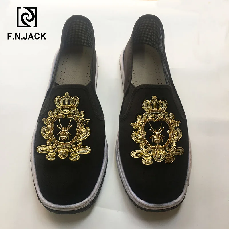 

Туфли F.N.JACK светильник мужские для вождения, повседневные мужские лоферы, базовая Удобная хлопковая ткань, без застежки, для походов, на плос...