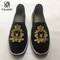 f n jack shoes light driving shoes for men casual man loafers basic slip on comfortable cotton fabric hiking flat