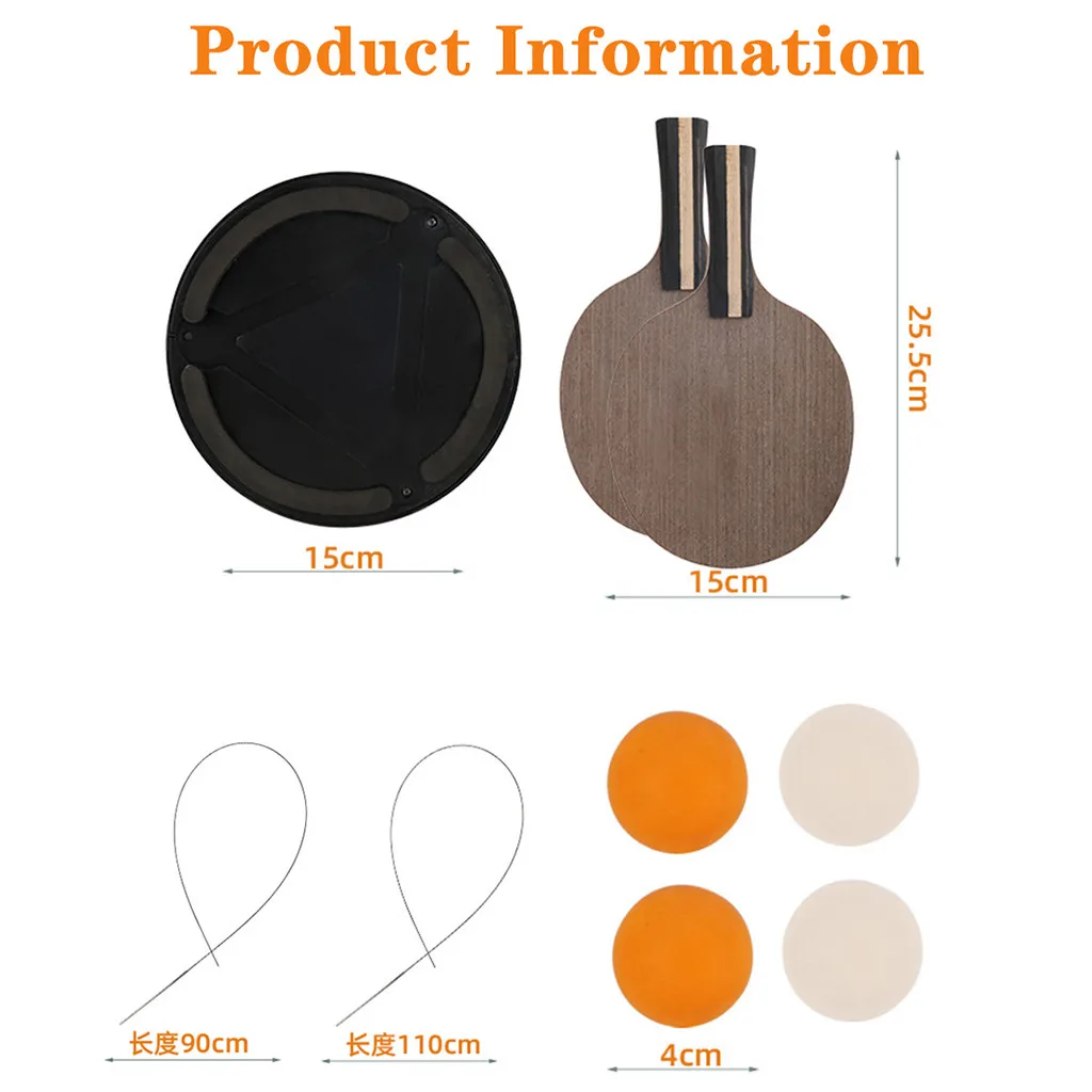 Детский портативный тренажер для настольного тенниса взрослых мягкий вал