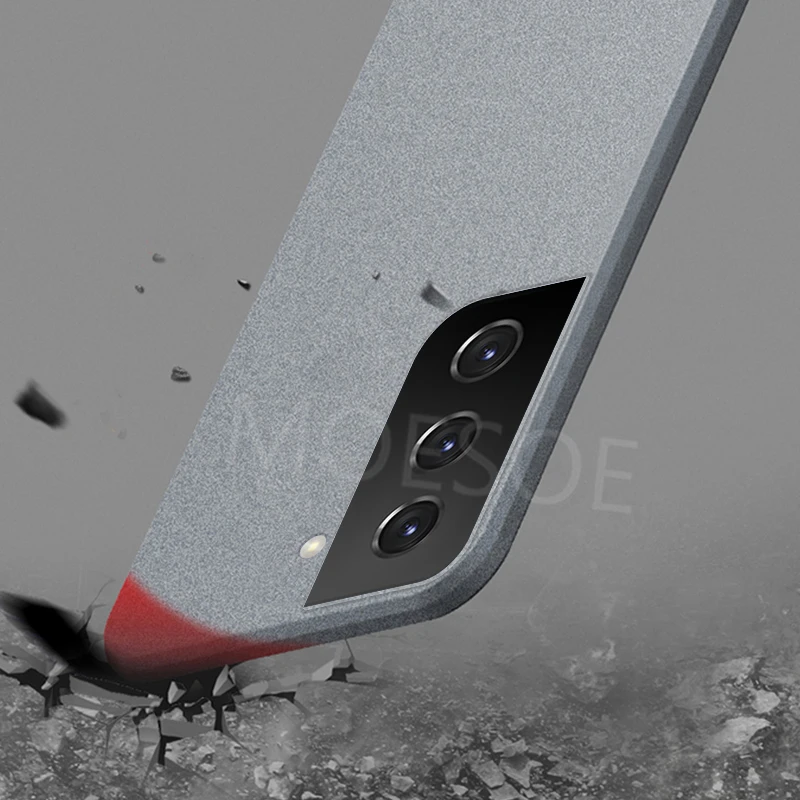 Ultra-Thin Sandstone Matte Case For Samsung Galaxy A54 A53 A52 5G A51 A71 A72 A32 S22 S21 S20 FE S23 Ultra Slim Soft Back Cover
