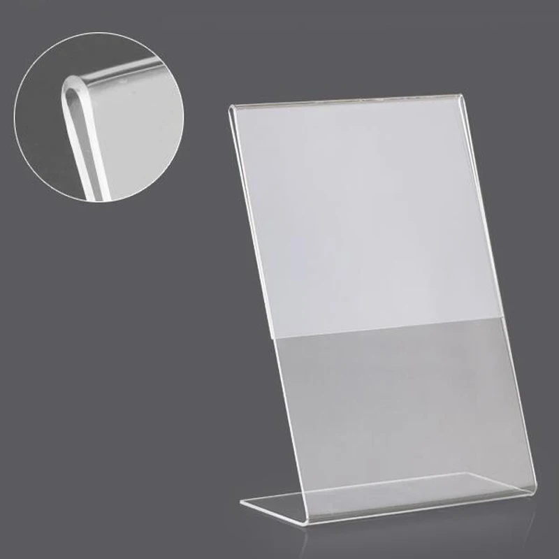 Новый 10 шт./лот высококачественный прозрачный 6x9 см L образный акриловый