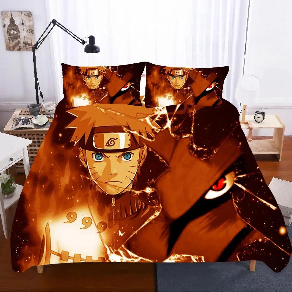 Домашний текстиль постельное белье Наруто Ropa De Cama Sabanas подарок 3d комплект постельного белья королевского размера Комплект постельного белья s для девочек постельное белье поплин