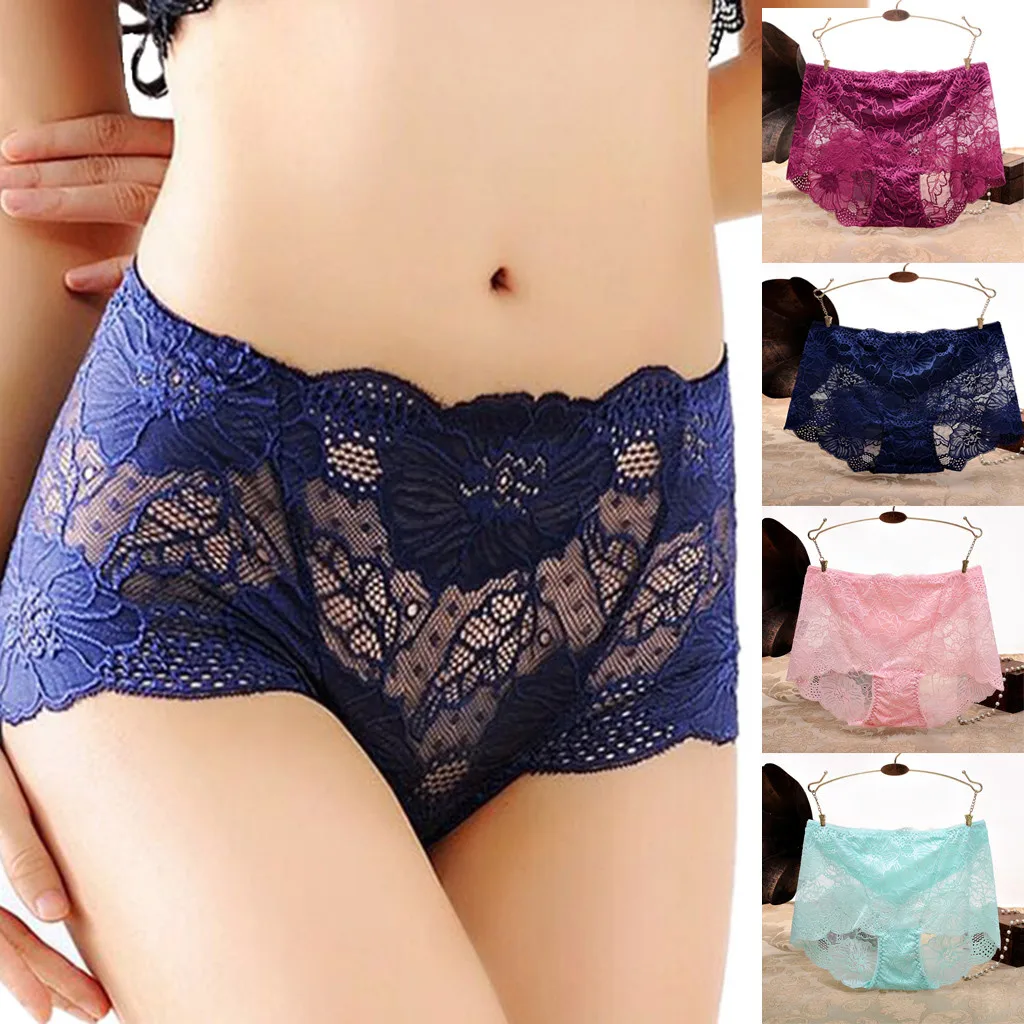 Открытые кружевные прозрачные трусики Новое сексуальное женское нижнее белье