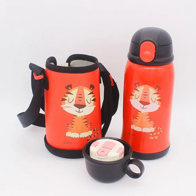 550 мл детская чашка для кормления льва термос молока из нержавеющей стали детей