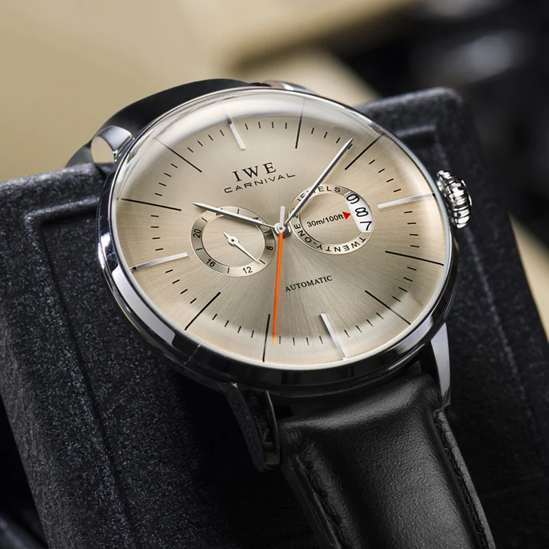 

New Switzerland Carnival Men's Watches Japan MIYOTA Automatic Mechanical Watch Men Luxury Brand Sapphire Waterproof Clock C8053