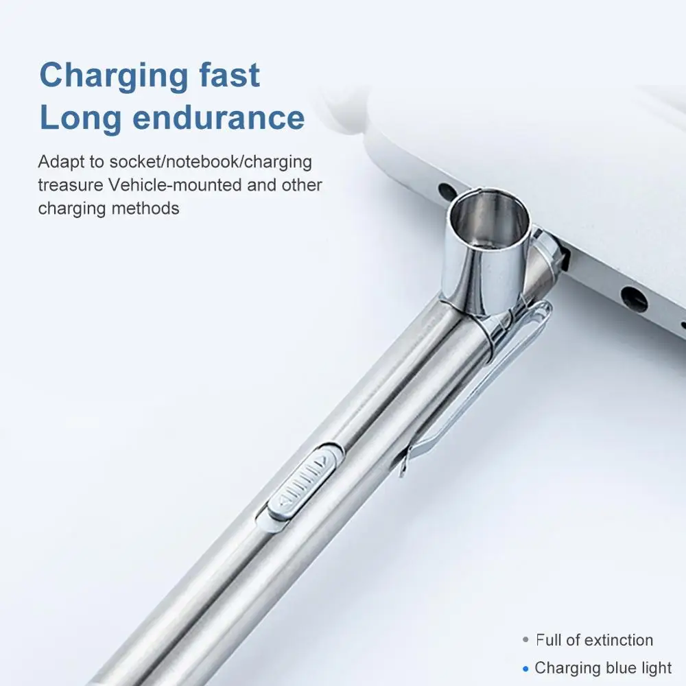 Ручка медицинская аккумуляторная с зарядкой от USB минисветильник рный