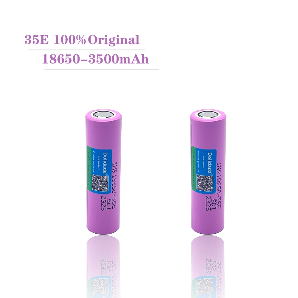 100% Оригинальный аккумулятор для dolidada18650 3500 мАч 20A разряд INR18650 35E 18650 литий ионный 3 7