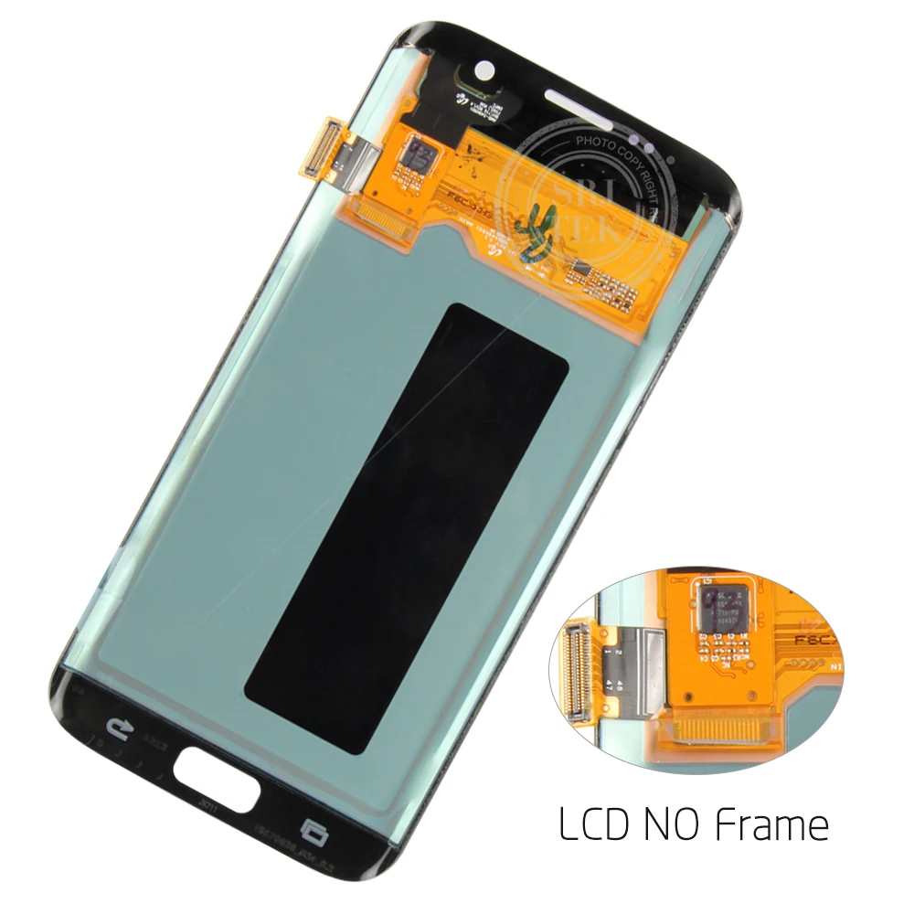 Оригинальный 5 SUPER AMOLED для Samsung S7 edge ЖК-дисплей Galaxy G935 G935F сенсорный экран