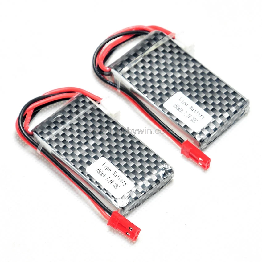 7 4 V 2S 450mAh 20C LiPo батарея JST вилка для Blade CX. Etc RC модель самолета Lipolymer power|Детали и