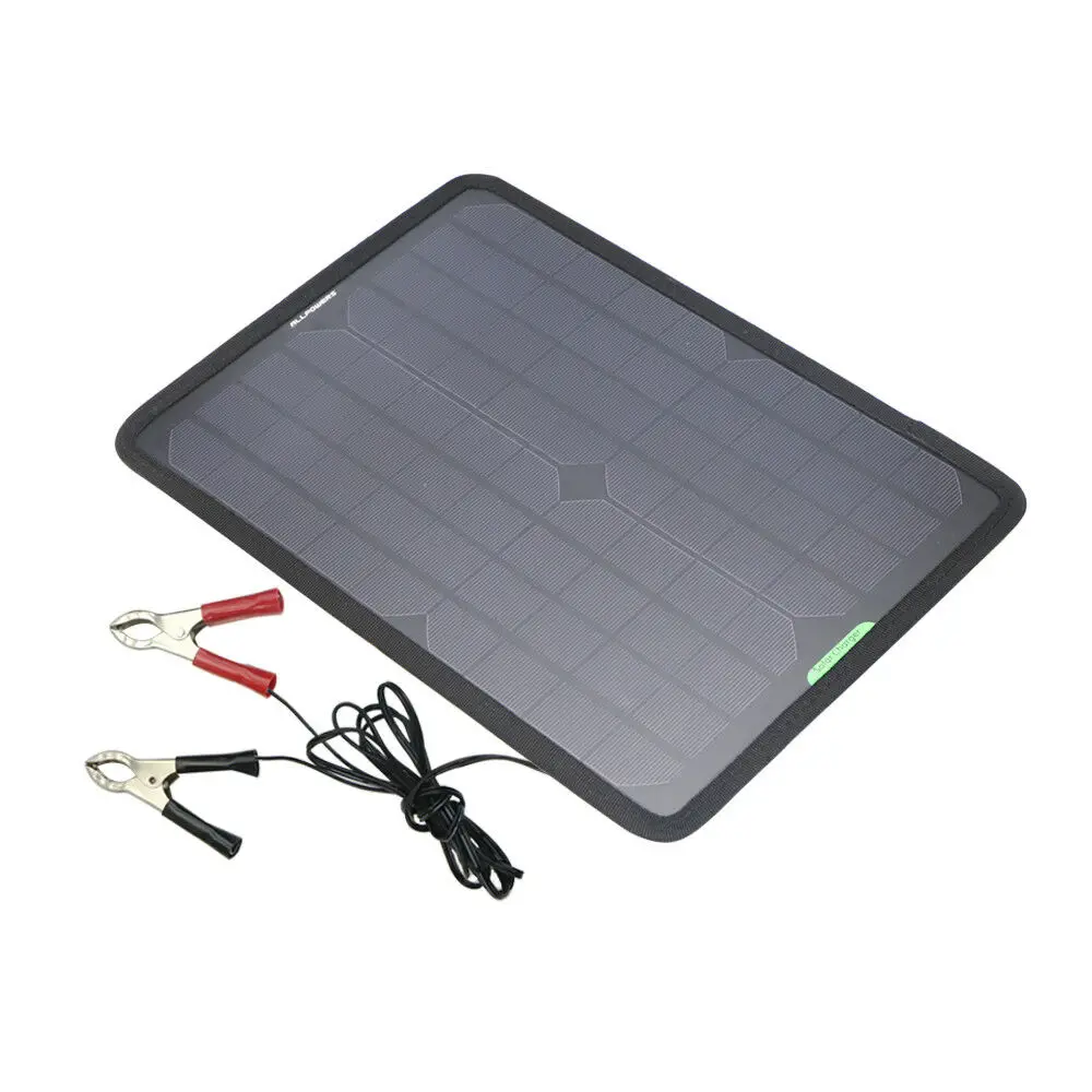 10 Вт портативная панель солнечной энергии 12 в моно зарядное устройство для
