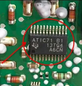 ATIC71 B1 ATIC71B1 для двигателя BMW ECU плата зажигания чип IC транспондер |