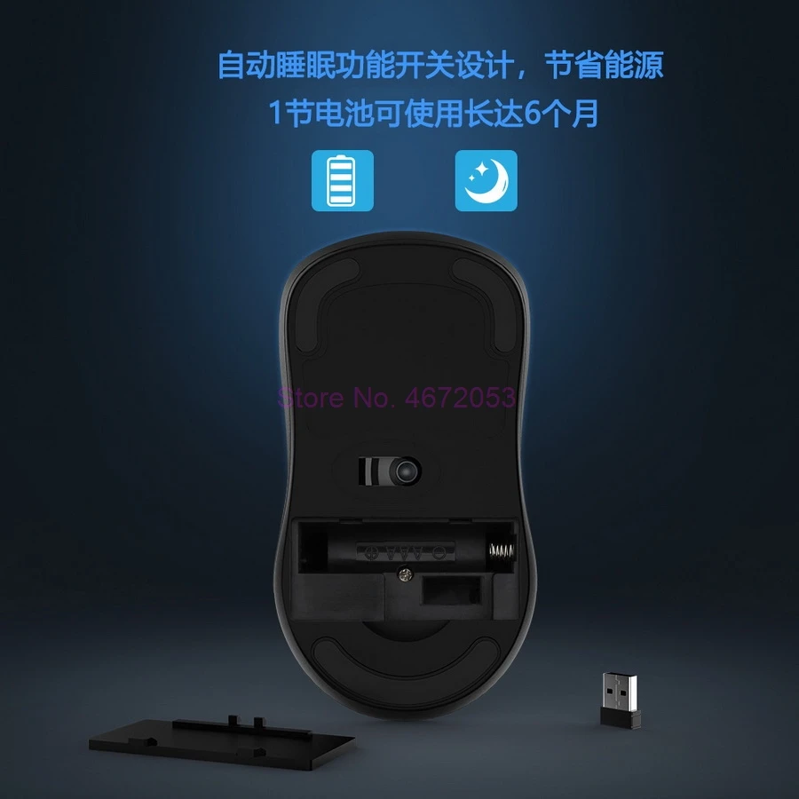 100pcs Portable Wireless Mouse 2.4GHz USB 3.0 Computer Ergonomic Mini Mice for Laptop Desktop Notebook PC Optical Mause | Компьютеры и
