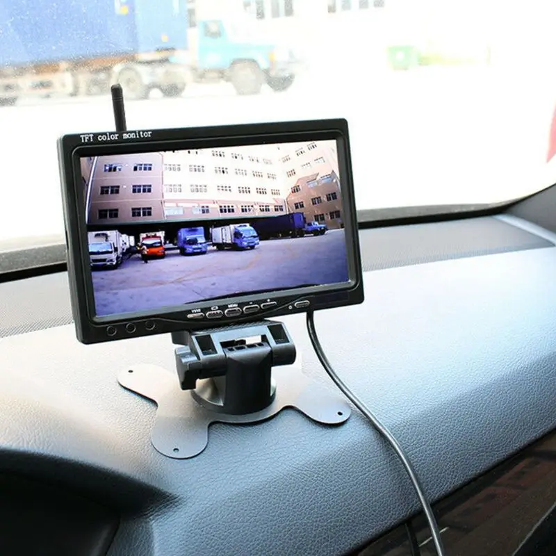 

7" Wireless Car Monitor Wireless Wifi Bus Camera 24V Built-in Wireless Reversing Image Monitoring Equipment Auto Parts 28GC