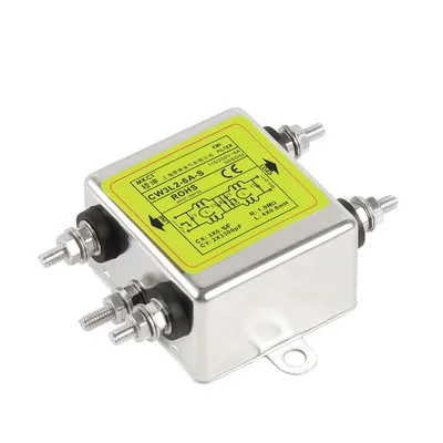 EMI anti-interference AC 220V power supply filter bipolar purification audio sound CW3L2-3A-S 6A10A20A | Обустройство дома