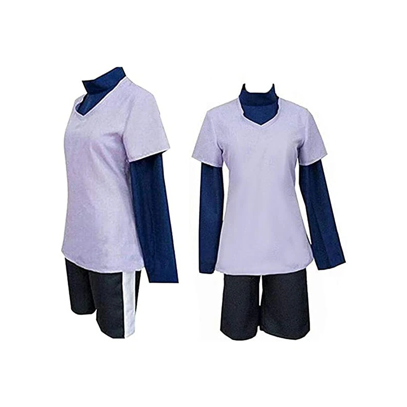 

2022 женский и мужской костюм для косплея на Хэллоуин Hunter x Hunter Killua Zoldyck, изготовленный на заказ костюм для косплея Killua Zoldyck, униформа