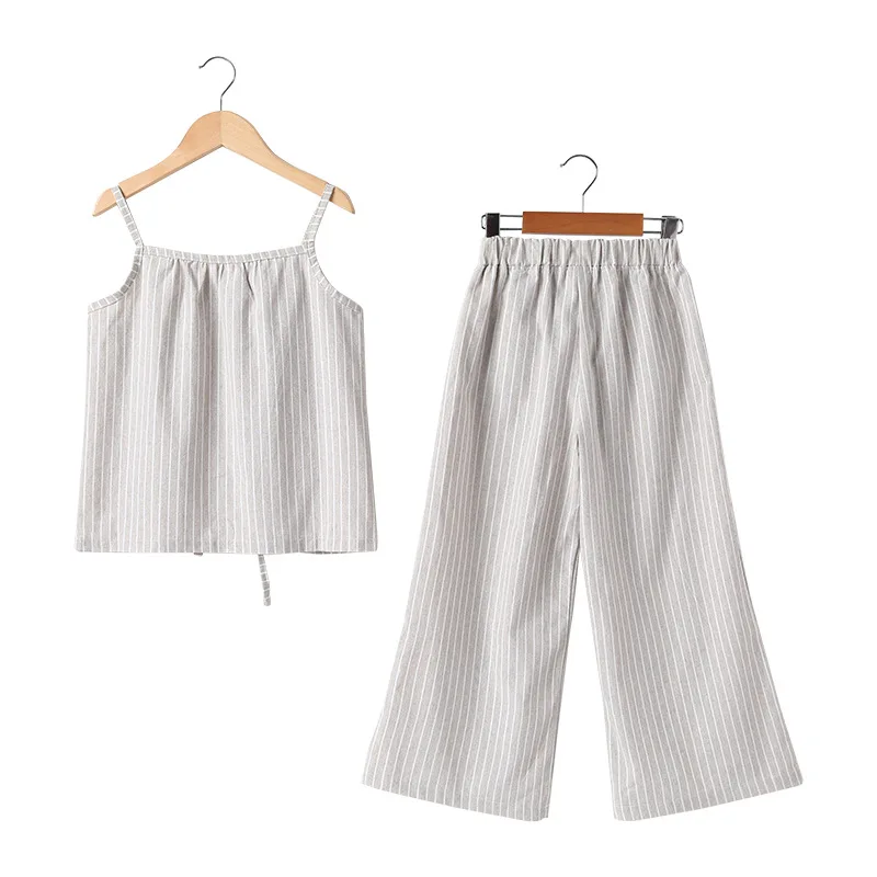 

Chiffon Spring Autumn Clothes Set Baby Girls T-shirt+ Pants 2pcs/Set Kids Costume Teenage Girl Clothing High Quality