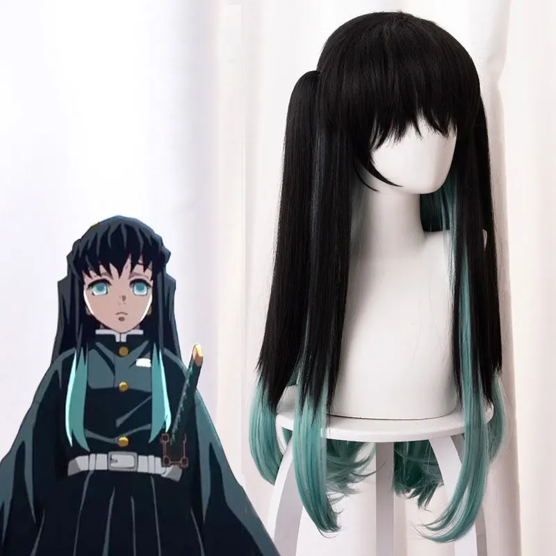 

Anime Demon Slayer Kimetsu No Yaiba Cosplay Wigs Tokitou Muichirou Cosplay Wig Synthetic Wig Hair Halloween Hair Blade Of Demon