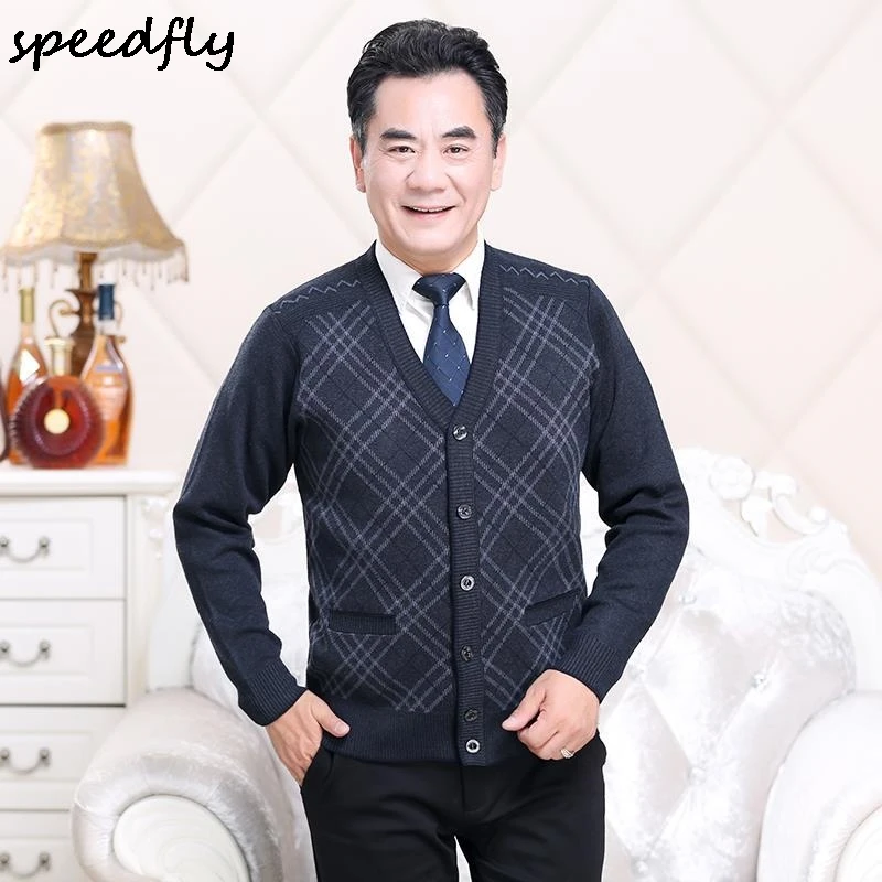 

Мужской кашемировый свитер, повседневный утепленный кардиган из 100% чистого кашемира, пальто для зимы