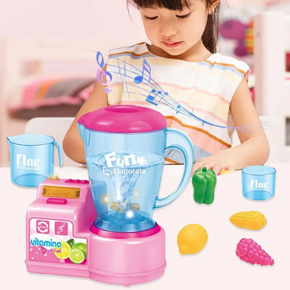 

Kids Play Kitchen toy Pretend Play Set Educational Toys Kitchen Juicer Mixer and other Accessories for Boys Girls