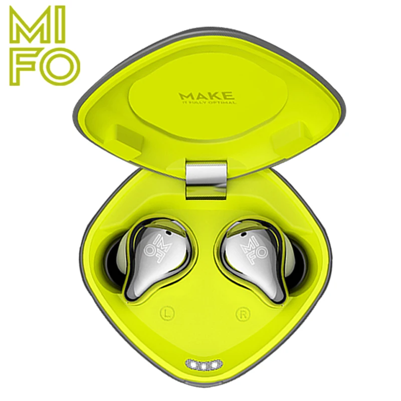 TWS стереонаушники Mifo O4 с поддержкой Bluetooth и зарядным футляром|Наушники гарнитуры|