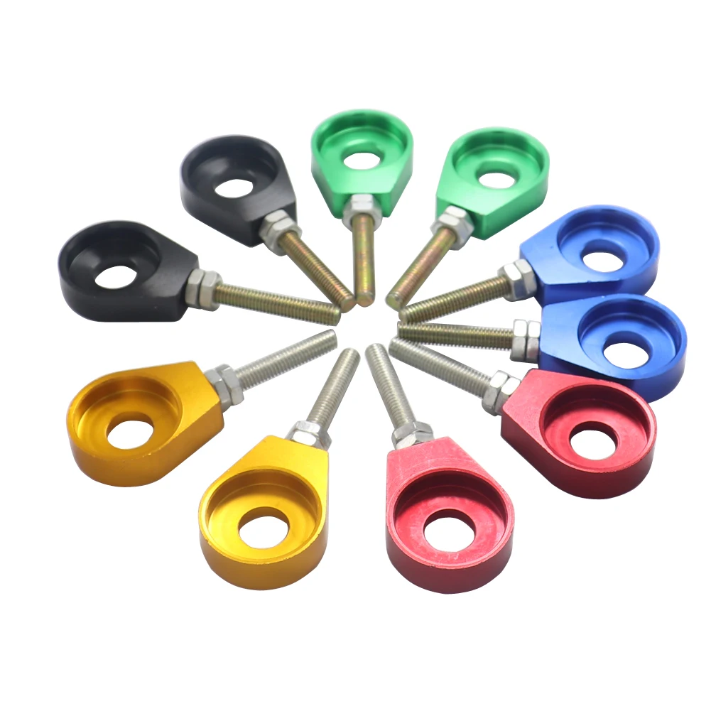 

12 мм или 15 мм натяжитель цепи с отверстием для задней оси колеса, регулятор для модификации мотоцикла, запчасти, аксессуары