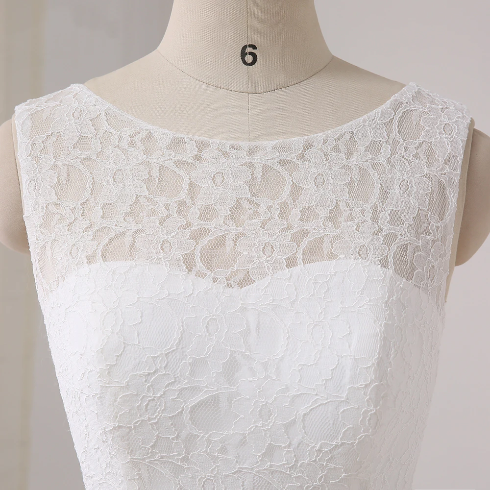 Недорогие шифоновые Свадебные платья Jiayigong летние пляжные свадебные с рукавом