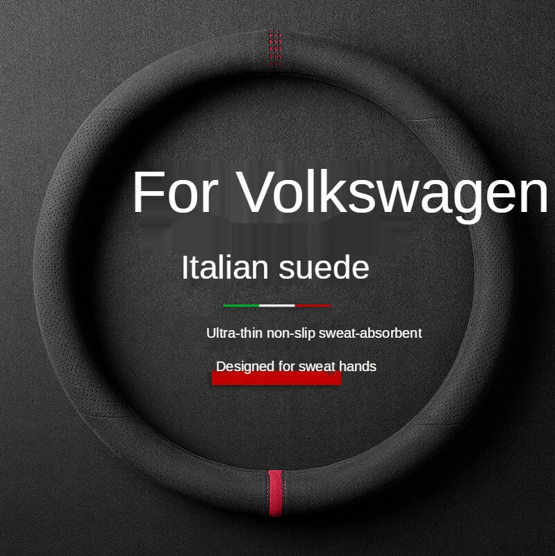 

Suitable for 2020 2021 Volkswagen Steering Wheel Cover Touareg Wei Lan Tiguan Polo Passat Car Decoration for Women