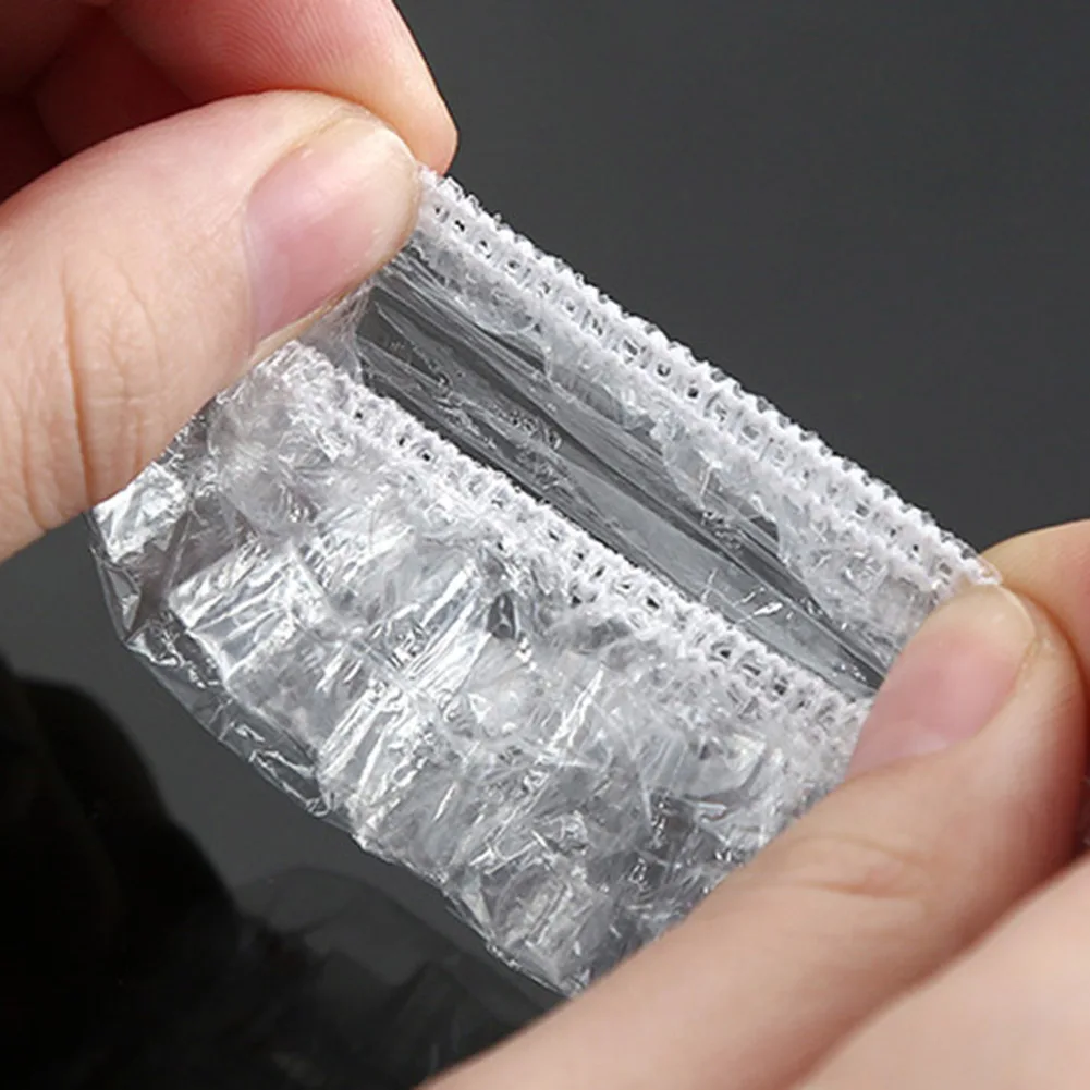 100 шт Одноразовые водонепроницаемые прозрачные наушники для ушей крышка s краска