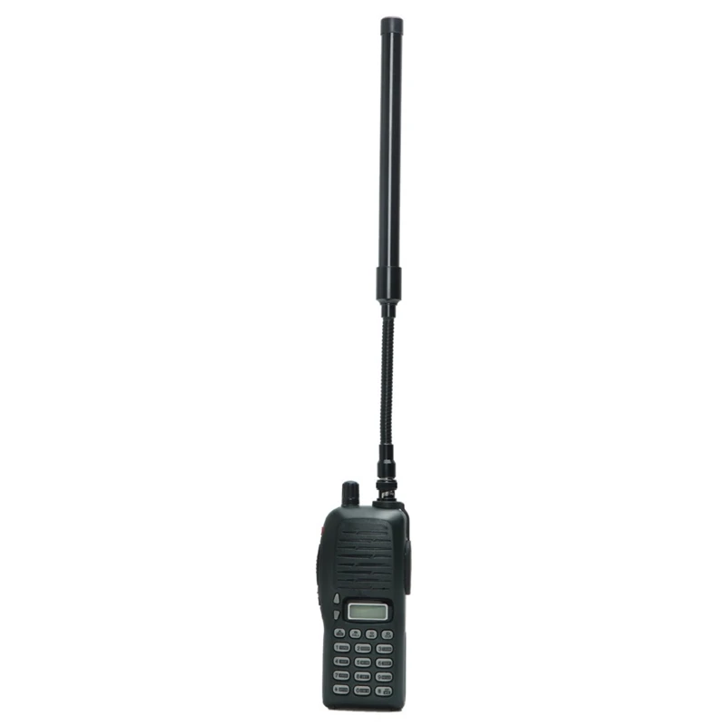 

VHF/UHF Dual Band BNC Antenna for Kenwood TK300 TK310 TK320 ICOM IC-V82 IC-U82 Two Way Radio Walkie-Talkie
