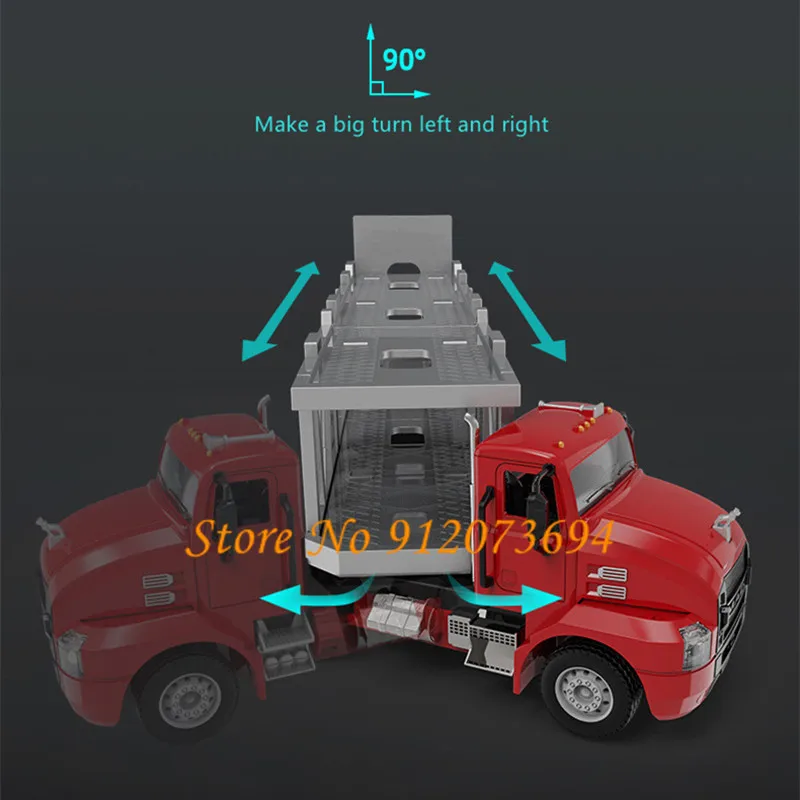 72 см Двойная Рама переключения передач разборка Радио контроллер автомобиль