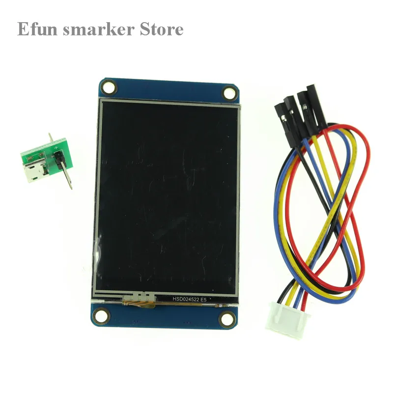 Nextion 2 4 дюймовый TFT 320x240 резистивный сенсорный экран USART UART HMI Серийный ЖК дисплей