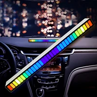 usb voice activated rhythm light 32 bit colorful music ambient light sound control audio light for car home decoration