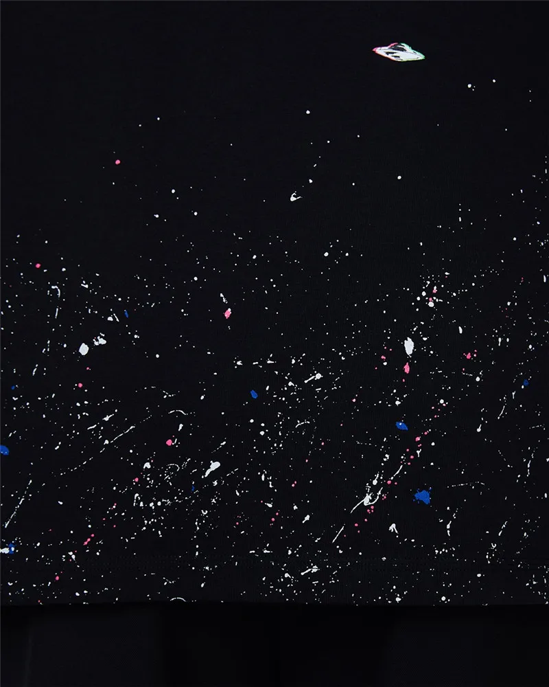 

Splash ink ADER ERROR T shirt Men Women 1:1 Best Quality Adererror T-shirt Space Flying Saucer Graffiti ADER Tops Tee