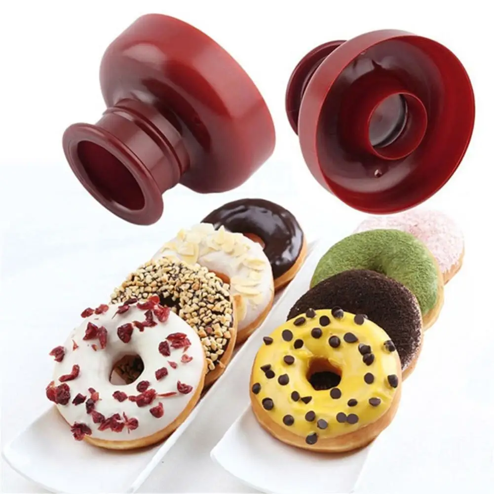Round Flower Shape Doughnut Cake Mould Donut Maker Dessert Snack Diy Donuts Reusable Cookies Mold |